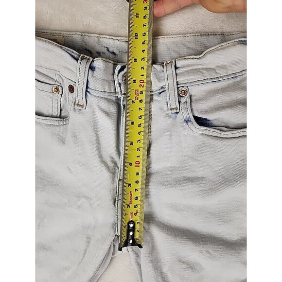 Levi's Premium Skinny Taper Jeans Mens Size 30x30 White Denim Measures 28x27 - Picture 16 of 16